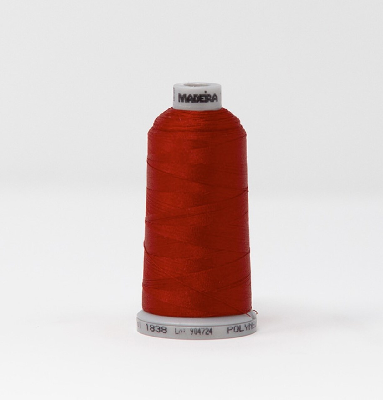 Polyneon Machine Embroidery Thread -- 1,100 yards spool -- Brick Red Color -- Ref. #1838 by Madeira®